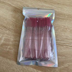 50pcs  Eyelash Brush Silica Gel